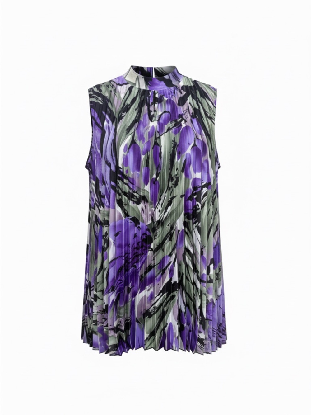 Lane Bryant Pleated Floral Blouse – Size 14/16 New -no tags